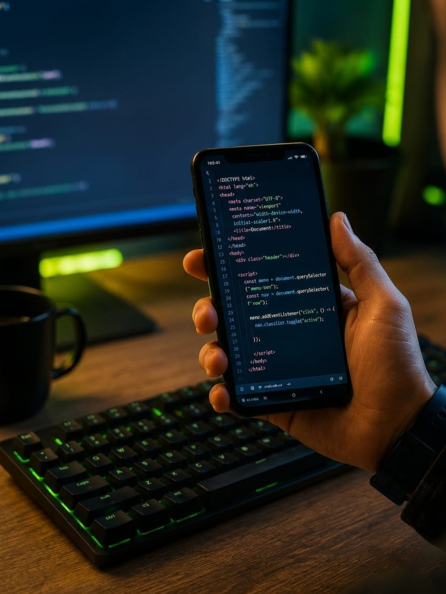 Mobile phones and development tools